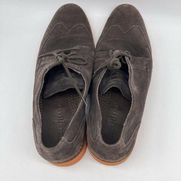 Cole Haan Mens Wingtip Suede Lace Up Shoes 11.5M main image 4